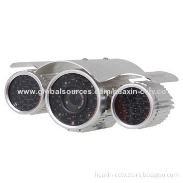 Weather-proof IR Camera with 1,000TVL High-definition Resolution and 60m IR Distance